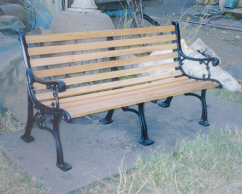 Banca Clasica con madera
