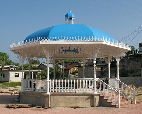 Kiosco octagonal para parque