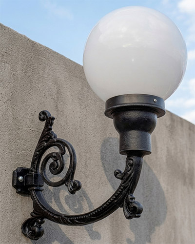 Luminario Dragon R12, de pared.